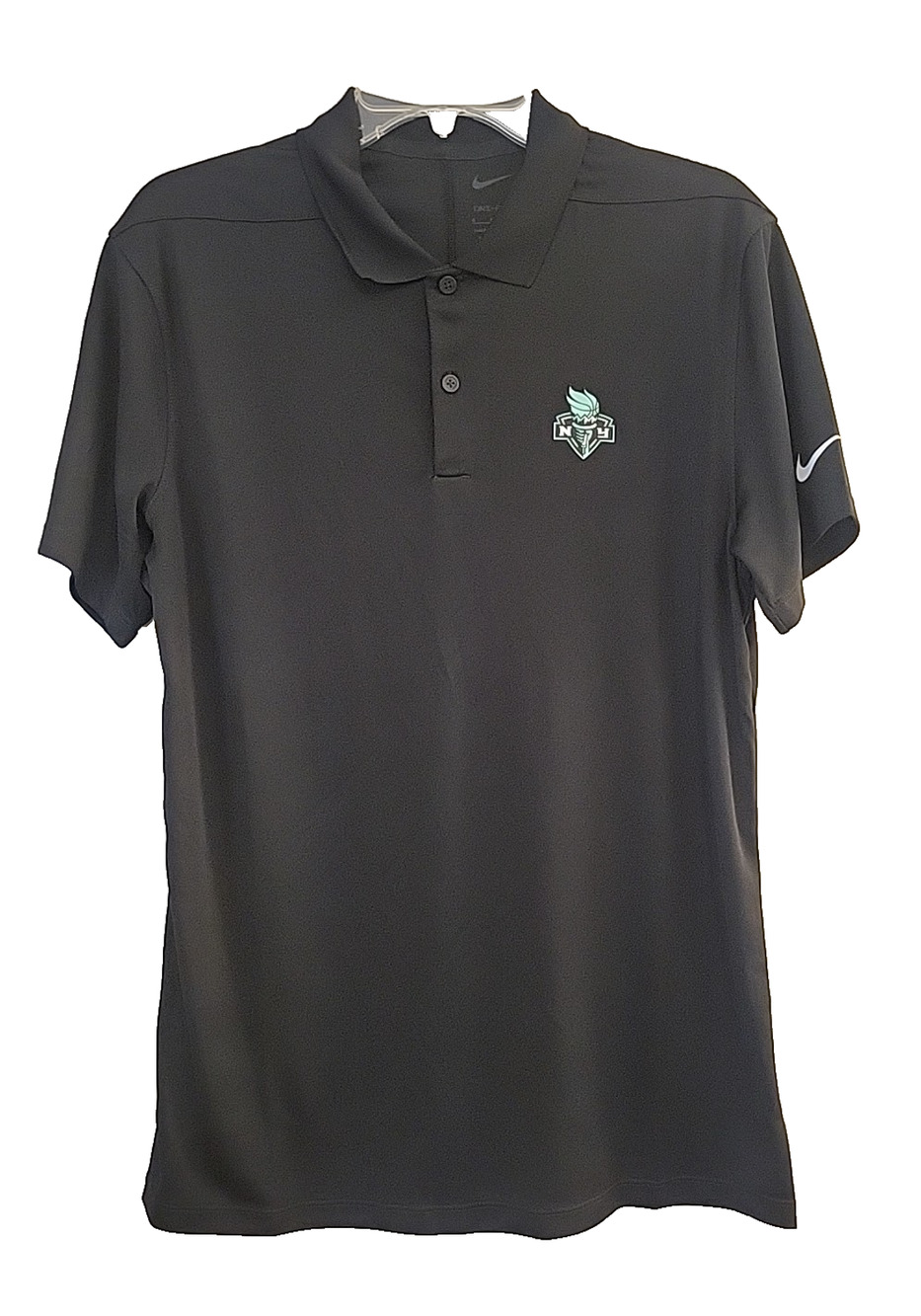 Nike Men's WNBA New York Liberty Polo Shirt Black Size Small
